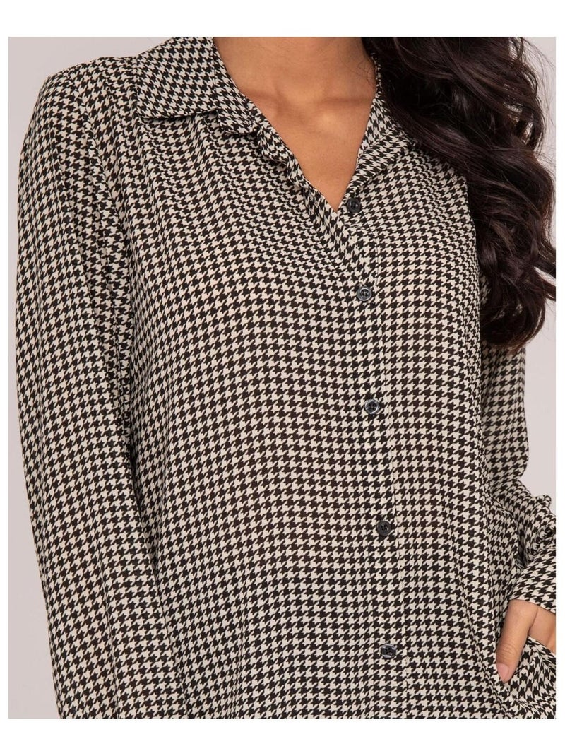 Camicia con stampa ORIS Nero - Kiabi