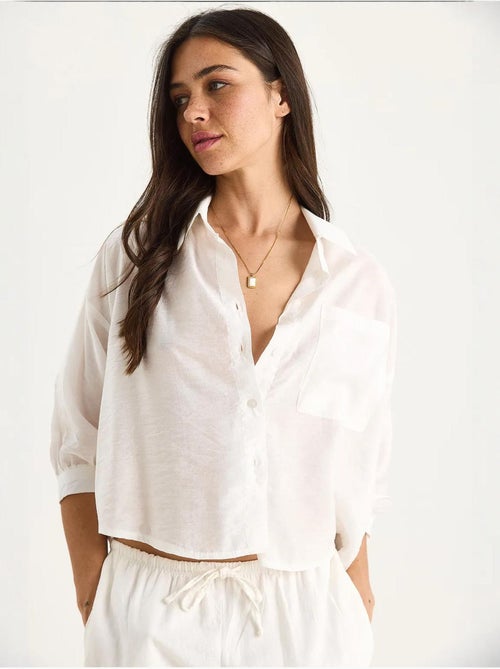 Camicia con tasca singola e mezza manica lucci - Kiabi Camicia con tasca singola e mezza manica lucci - Kiabi