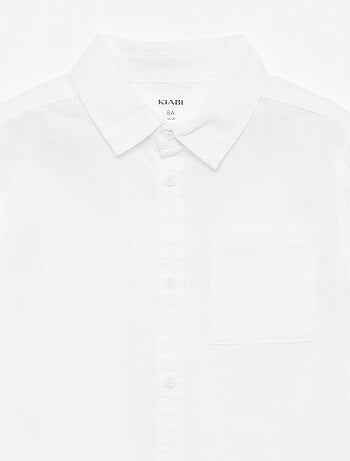 Camicia con taschino e maniche risvoltabili