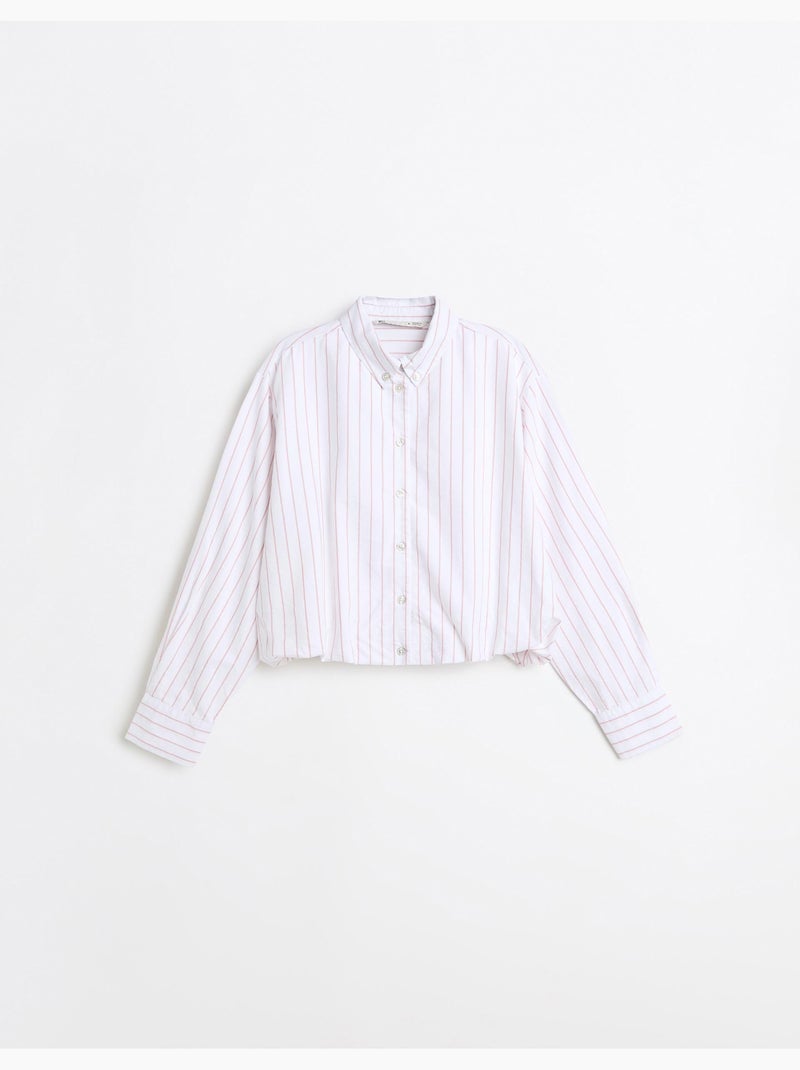 Camicia corta a righe, mo fashion Rosa - Kiabi