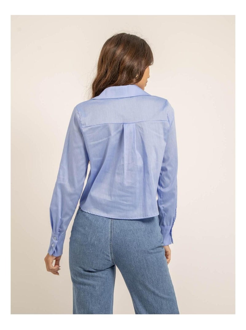 Camicia corta OCELIA Blu - Kiabi