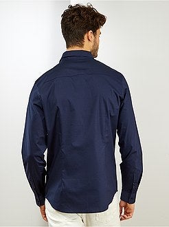 Taglie forti Uomo - Camicia cotone + 1 m 90 - Kiabi