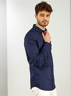 Taglie forti Uomo - Camicia cotone + 1 m 90 - Kiabi