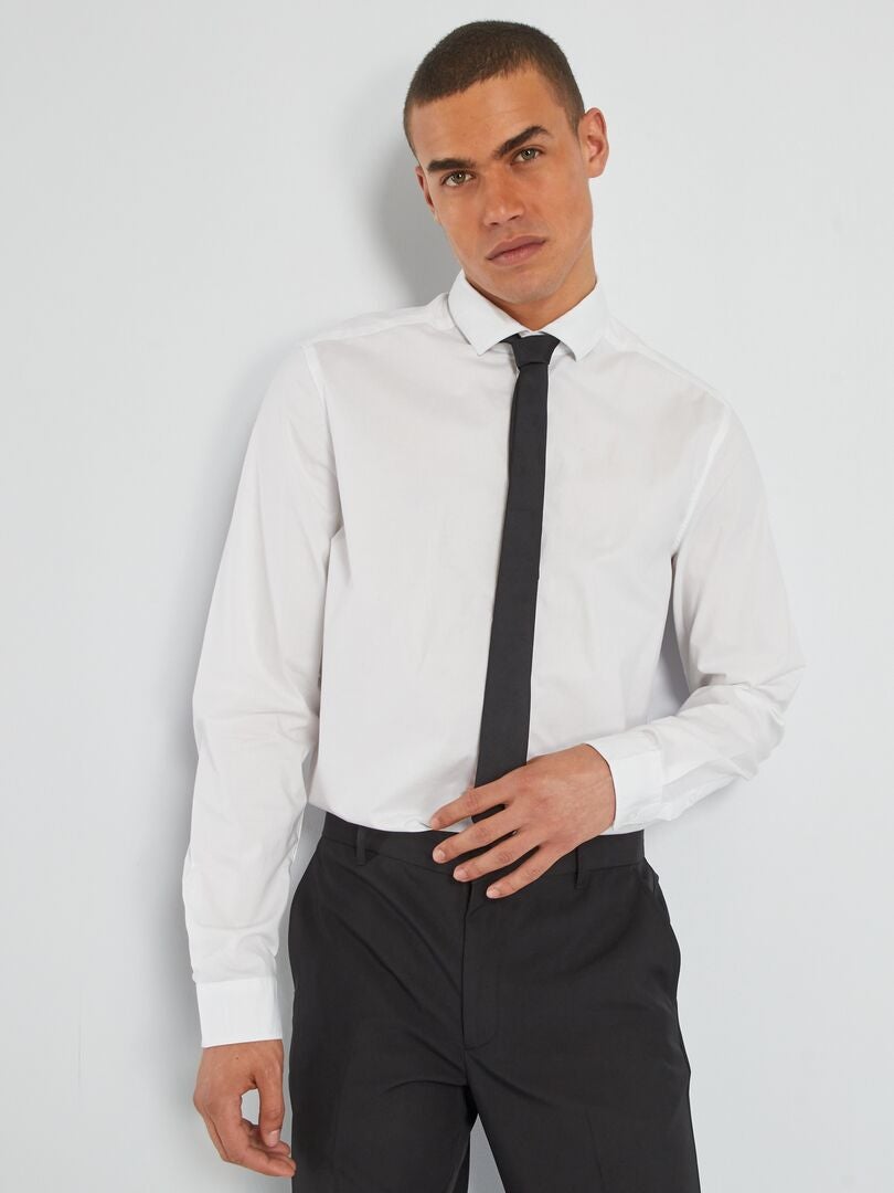 Camicia + cravatta Bianco - Kiabi