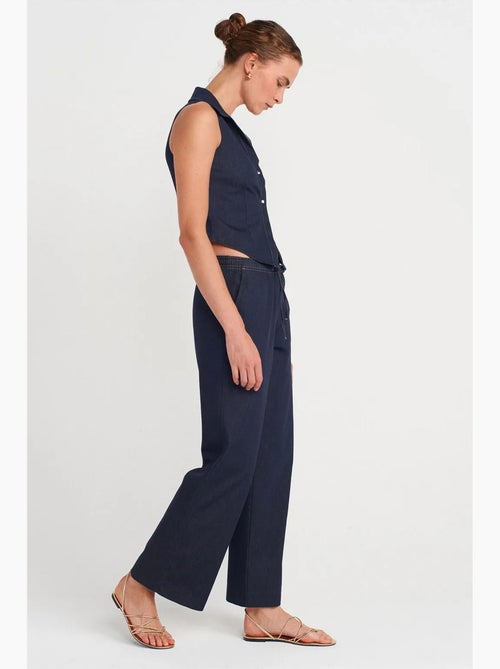 Camicia crop aderente senza maniche dilvin - Kiabi Camicia crop aderente senza maniche dilvin - Kiabi