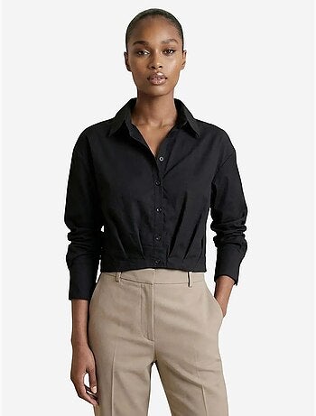 Camicia crop casual abbottonata my fashion