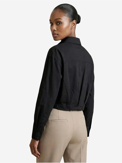 Camicia crop casual abbottonata my fashion - Kiabi Camicia crop casual abbottonata my fashion - Kiabi
