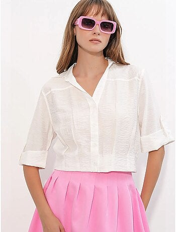 Camicia crop oversize bdart
