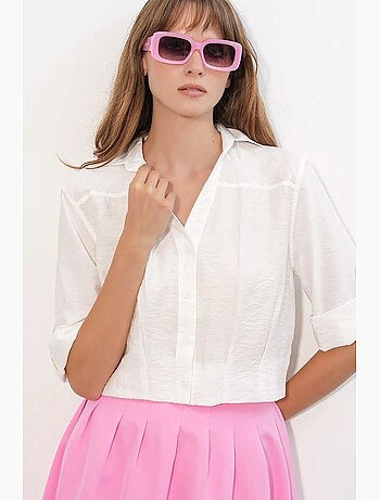 Camicia crop oversize bdart