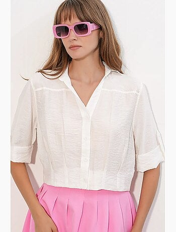 Camicia crop oversize bdart