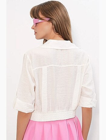 Camicia crop oversize bdart