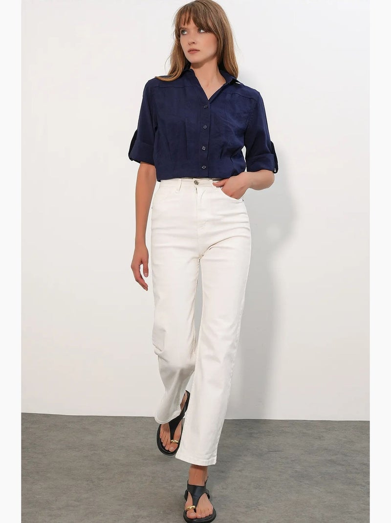 Camicia crop oversize bdart Blu marino - Kiabi