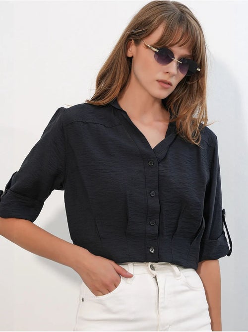 Camicia crop oversize bdart - Kiabi Camicia crop oversize bdart - Kiabi