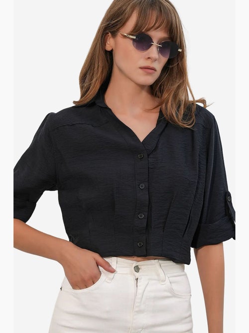 Camicia crop oversize bdart - Kiabi Camicia crop oversize bdart - Kiabi