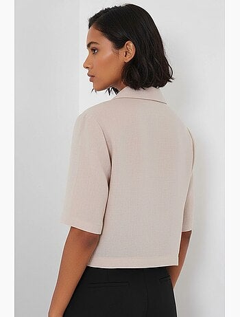 Camicia cropped con bottoni bdart