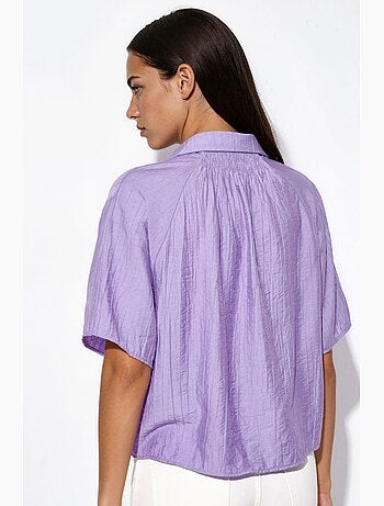 Camicia cropped relaxed da donna busem