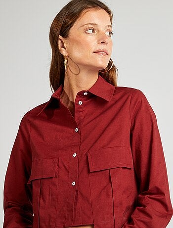 Camicia cropped