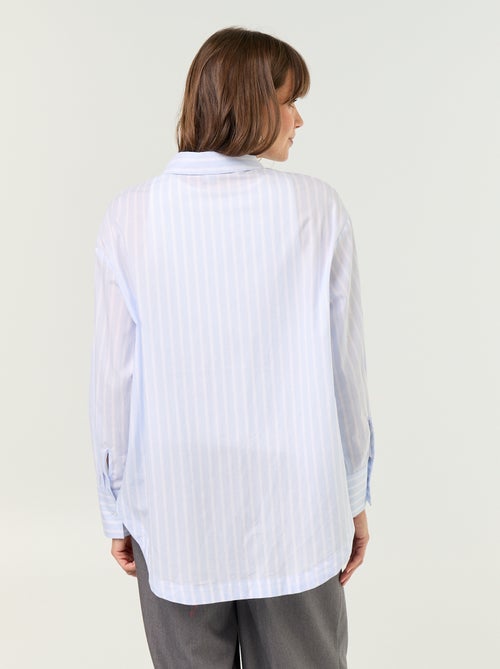 Camicia da allattamento con spacco laterale - Kiabi