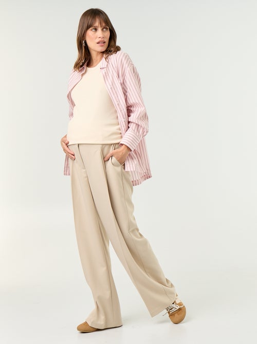 Camicia da allattamento con spacco laterale - Kiabi