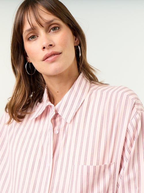 Camicia da allattamento con spacco laterale - Kiabi