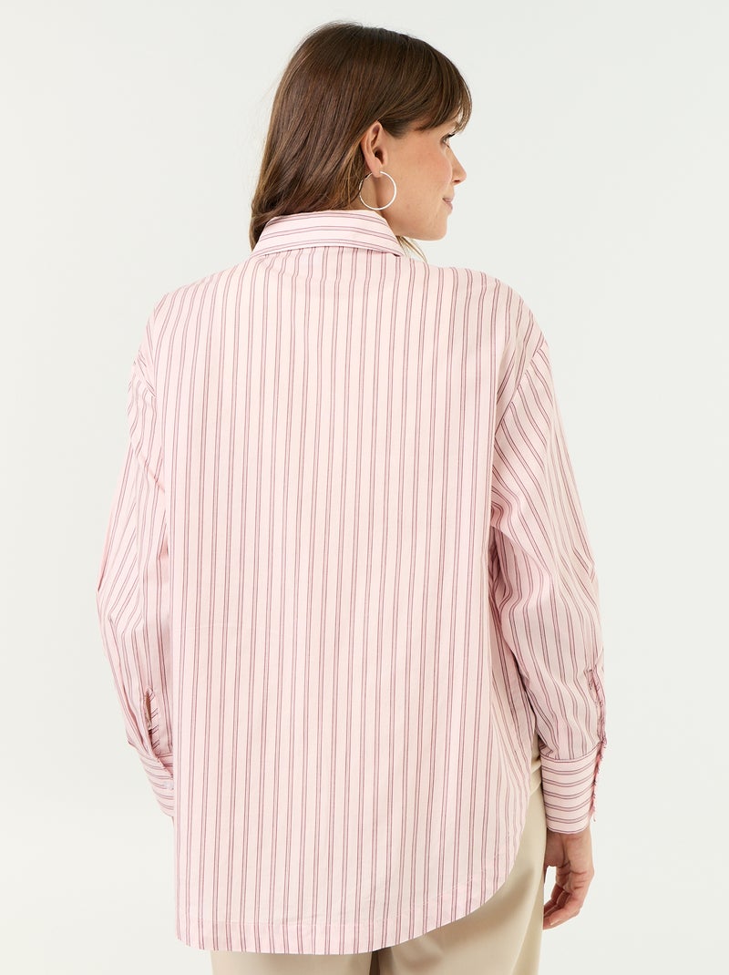 Camicia da allattamento con spacco laterale Rosa - Kiabi