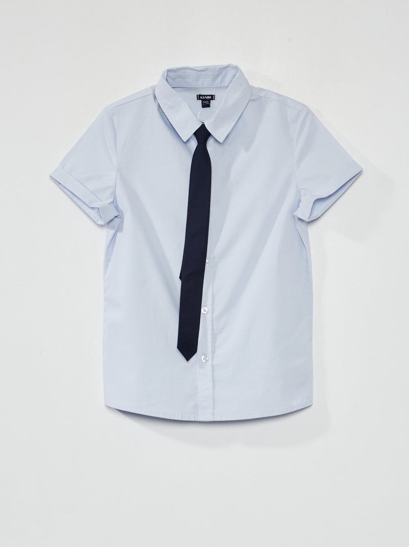 Camicia da cerimonia grigio blu - Kiabi