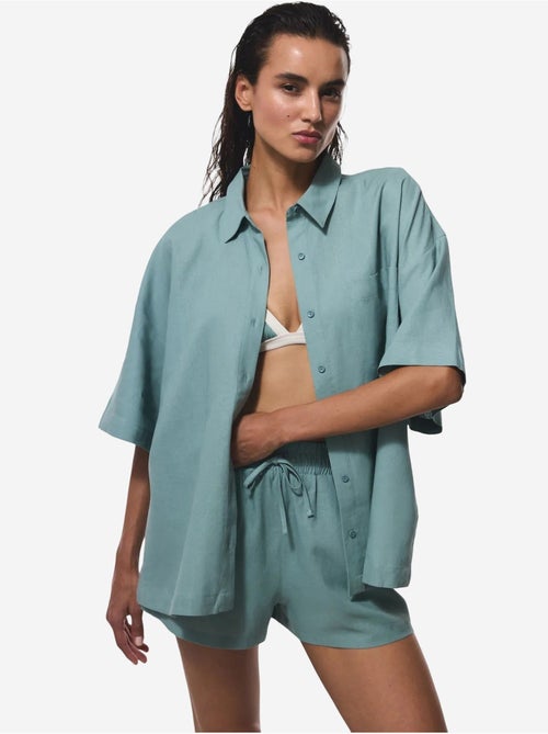 Camicia da donna con colletto classico pl7l2d2s25iy penti - Kiabi Camicia da donna con colletto classico pl7l2d2s25iy penti - Kiabi