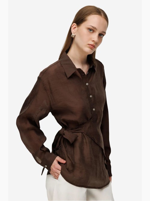Camicia da donna in cotone mixray - Kiabi Camicia da donna in cotone mixray - Kiabi