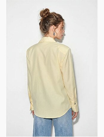 Camicia da donna in crepe tessuto a vestibilità regolare lucci