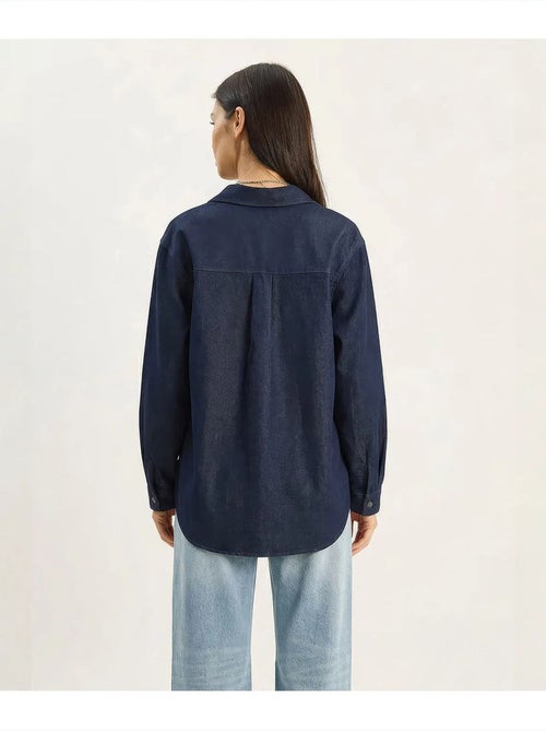 Camicia da donna in denim di cotone lucci - Kiabi