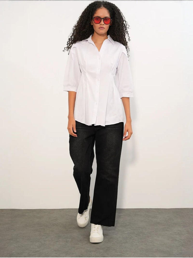 Camicia da donna in misto cotone bdart Bianco - Kiabi