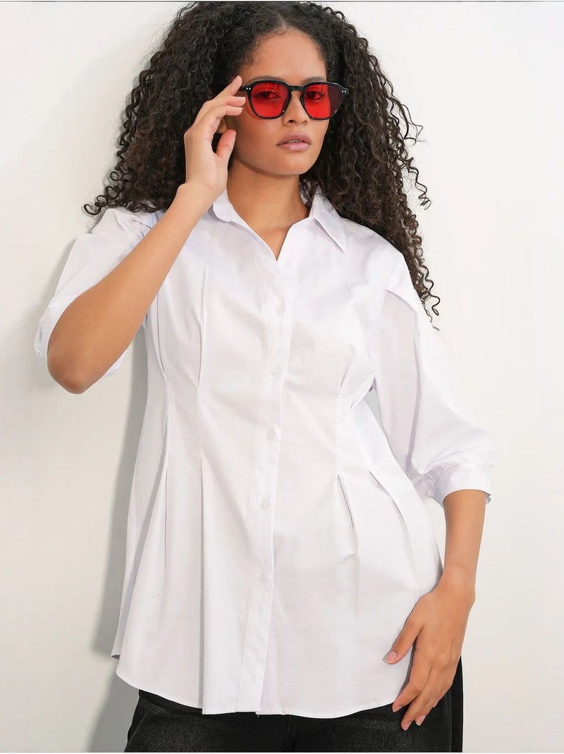 Camicia da donna in misto cotone bdart Bianco - Kiabi