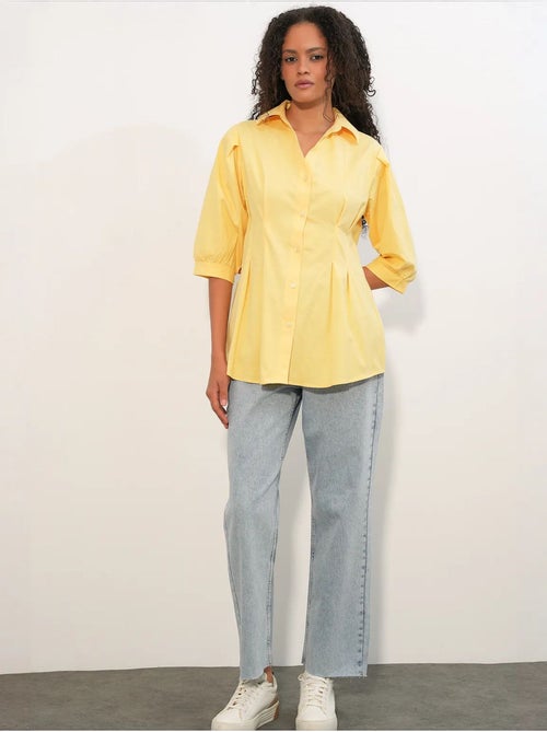 Camicia da donna in misto cotone bdart - Kiabi Camicia da donna in misto cotone bdart - Kiabi