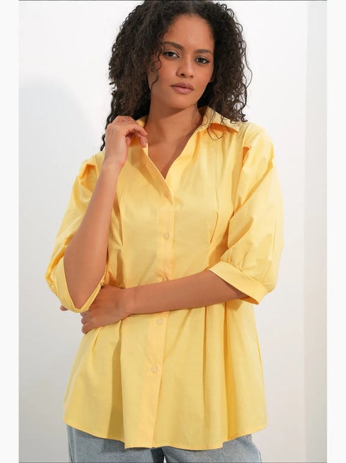 Camicia da donna in misto cotone bdart - Kiabi Camicia da donna in misto cotone bdart - Kiabi