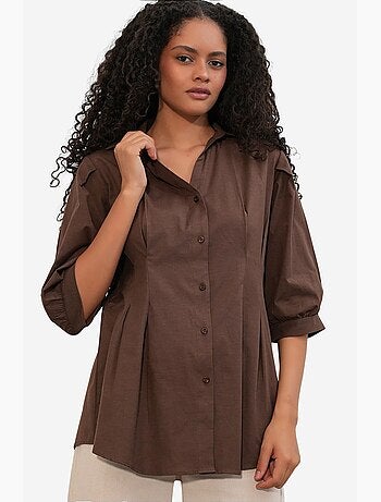 Camicia da donna in misto cotone bdart