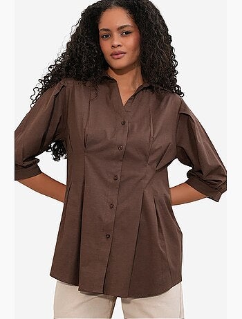 Camicia da donna in misto cotone bdart