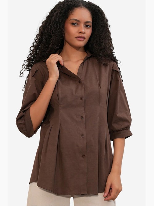 Camicia da donna in misto cotone bdart - Kiabi Camicia da donna in misto cotone bdart - Kiabi