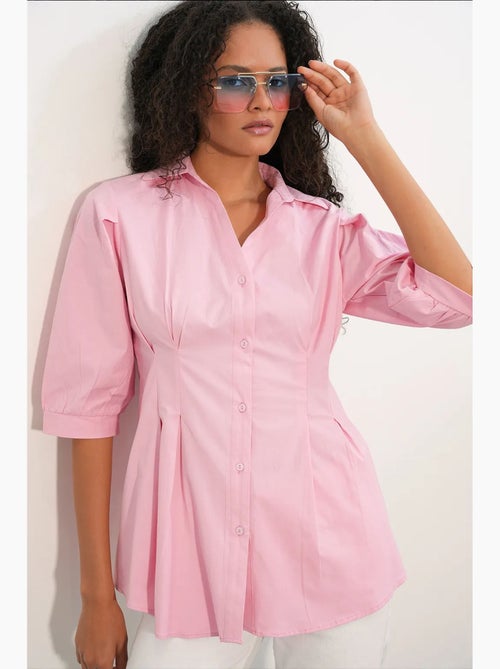 Camicia da donna in misto cotone bdart - Kiabi Camicia da donna in misto cotone bdart - Kiabi