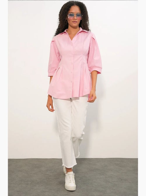 Camicia da donna in misto cotone bdart - Kiabi Camicia da donna in misto cotone bdart - Kiabi