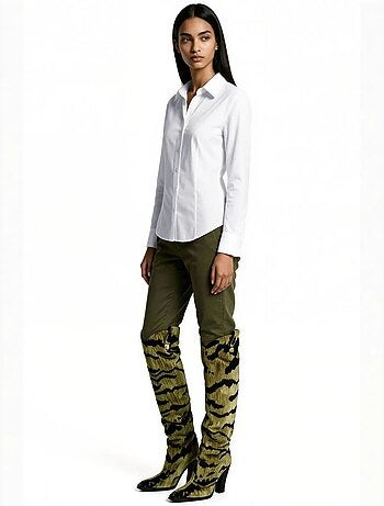 Camicia da donna in misto cotone busem
