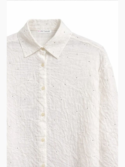 Camicia da donna in misto cotone mixray - Kiabi Camicia da donna in misto cotone mixray - Kiabi
