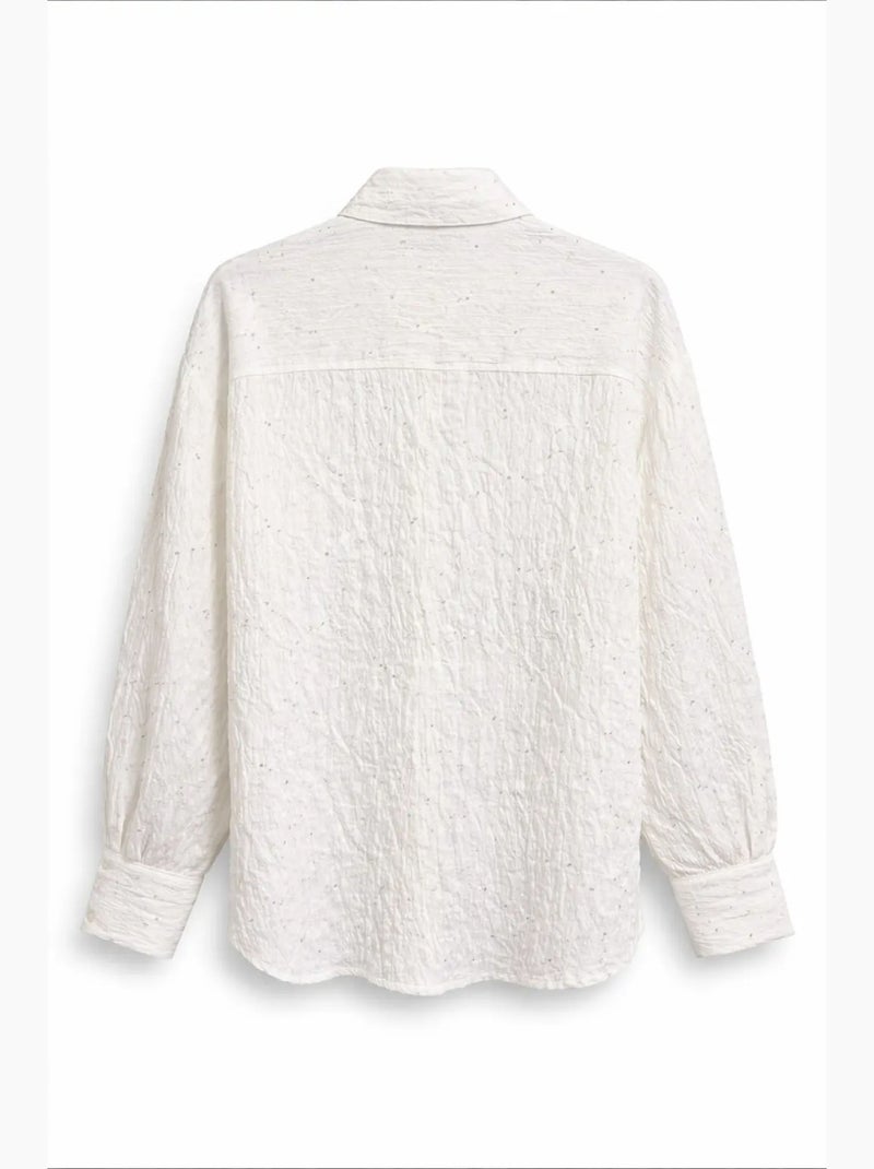Camicia da donna in misto cotone mixray Bianco sporco - Kiabi