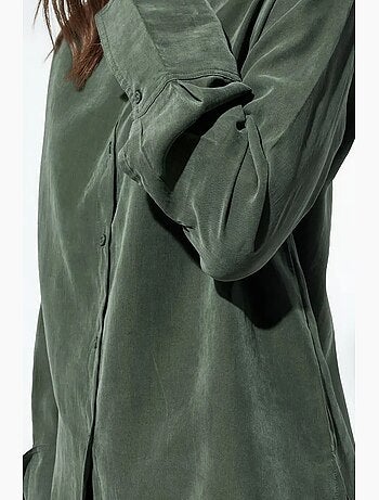 Camicia da donna in misto tencel busem