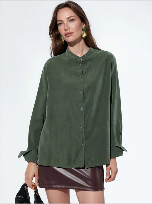 Camicia da donna in misto tencel busem - Kiabi Camicia da donna in misto tencel busem - Kiabi