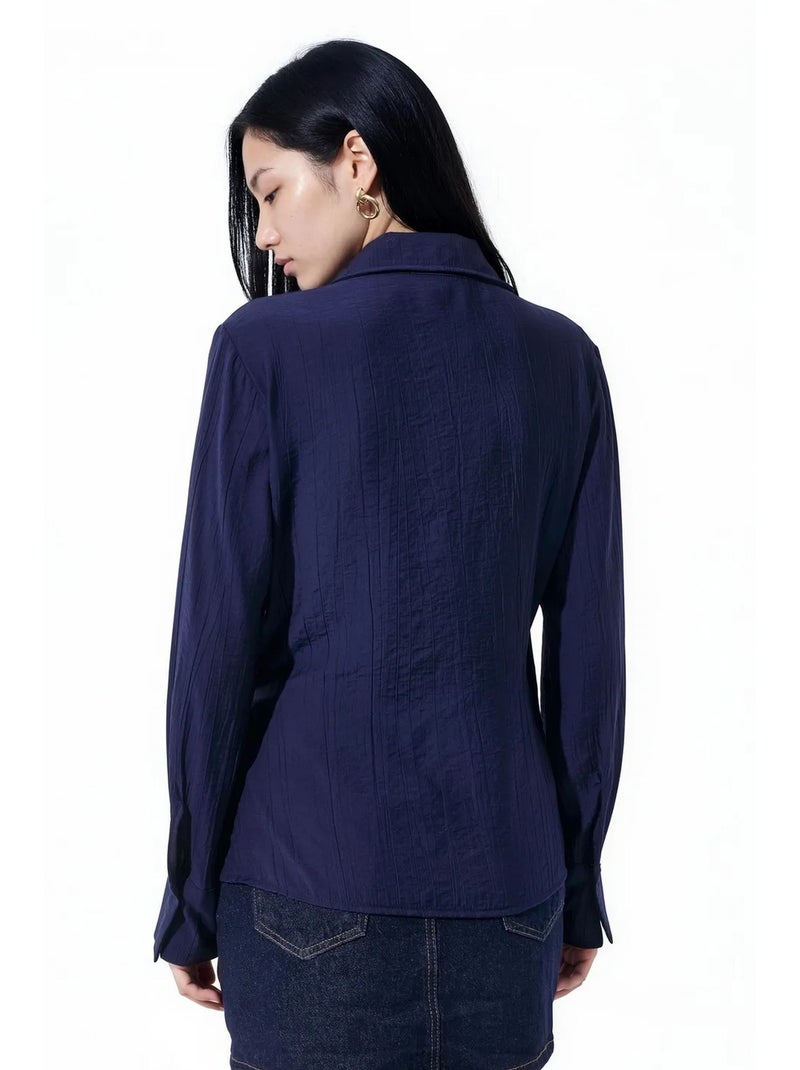 Camicia da donna in poliestere busem Blu marino - Kiabi