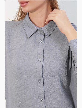 Camicia da donna in poliestere elasticizzato bdart