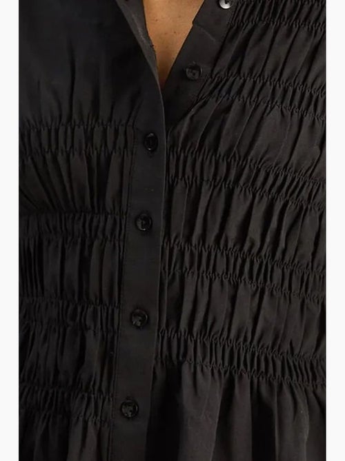 Camicia da donna in popeline di misto cotone dalla vestibilità regolare lucci - Kiabi Camicia da donna in popeline di misto cotone dalla vestibilità regolare lucci - Kiabi