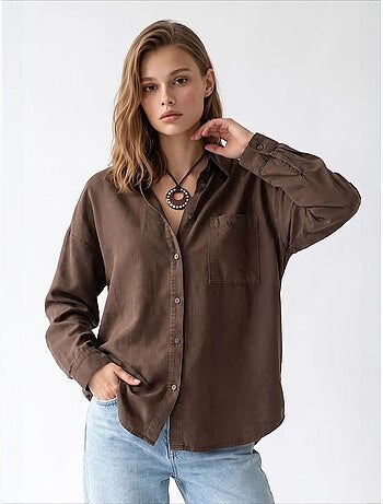 Camicia da donna in tencel mixray