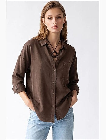 Camicia da donna in tencel mixray
