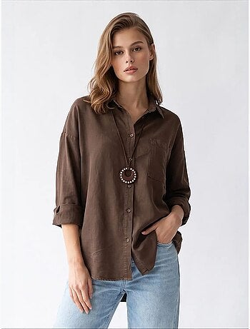 Camicia da donna in tencel mixray